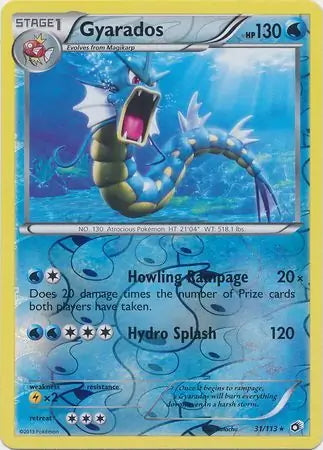 Legendary Treasures Gyarados #31/113 reverse holo